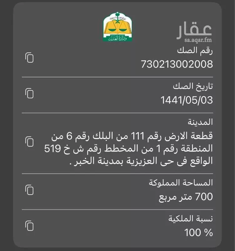 أرض للبيع في شارع 23ب, حي العقيق, مدينة الخبر, المنطقة الشرقية صورة 3