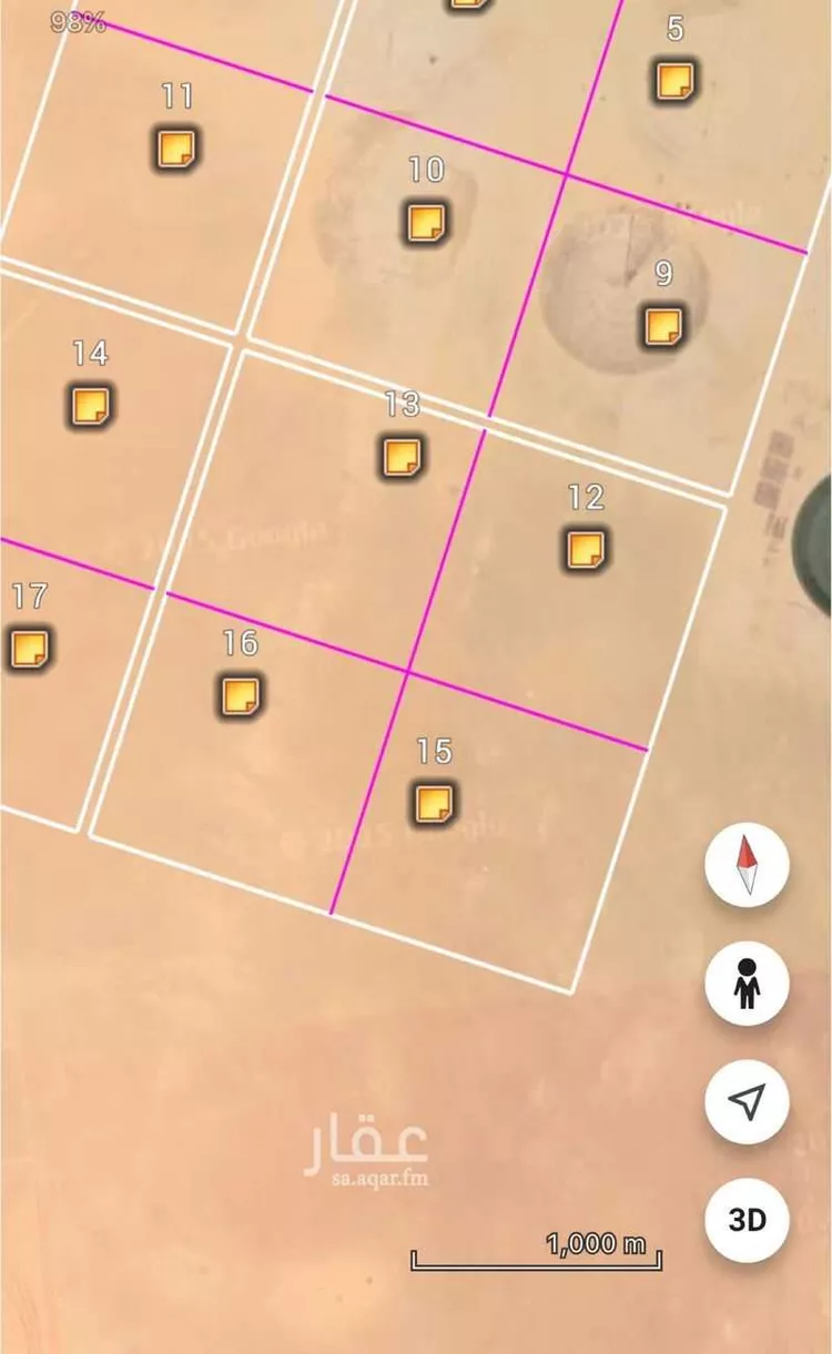 أرض للإيجار في شارع غير مسمى, حي حرض, مدينة حرض, المنطقة الشرقية
