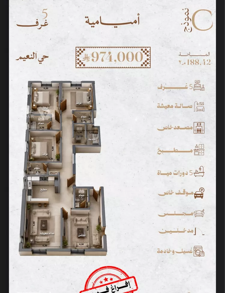 عمارة للبيع في شارع عبدالروؤف البحراني, حي النعيم, مدينة جدة, منطقة مكة المكرمة 5