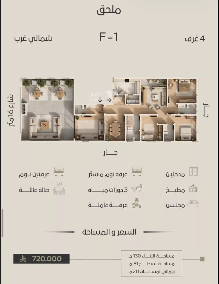 عمارة للبيع في شارع قريه الزهراء, حي الواحة, مدينة جدة, منطقة مكة المكرمة 4