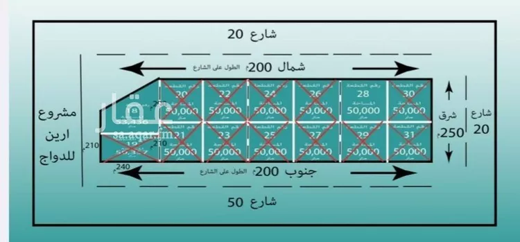 Land for Sale in Al Kharj New Industrial Area صورة 2