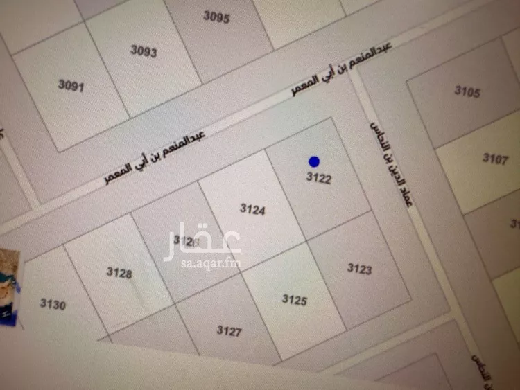 أرض للبيع في شارع عبدالمنعم بن أبي المعمر, حي المهدية, مدينة الرياض, منطقة الرياض صورة 2