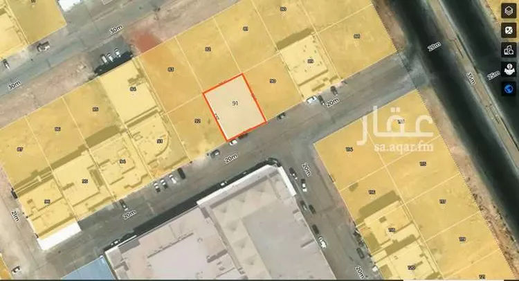 أرض للبيع في شارع الاردن, حي مشرف, مدينة الخرج, منطقة الرياض