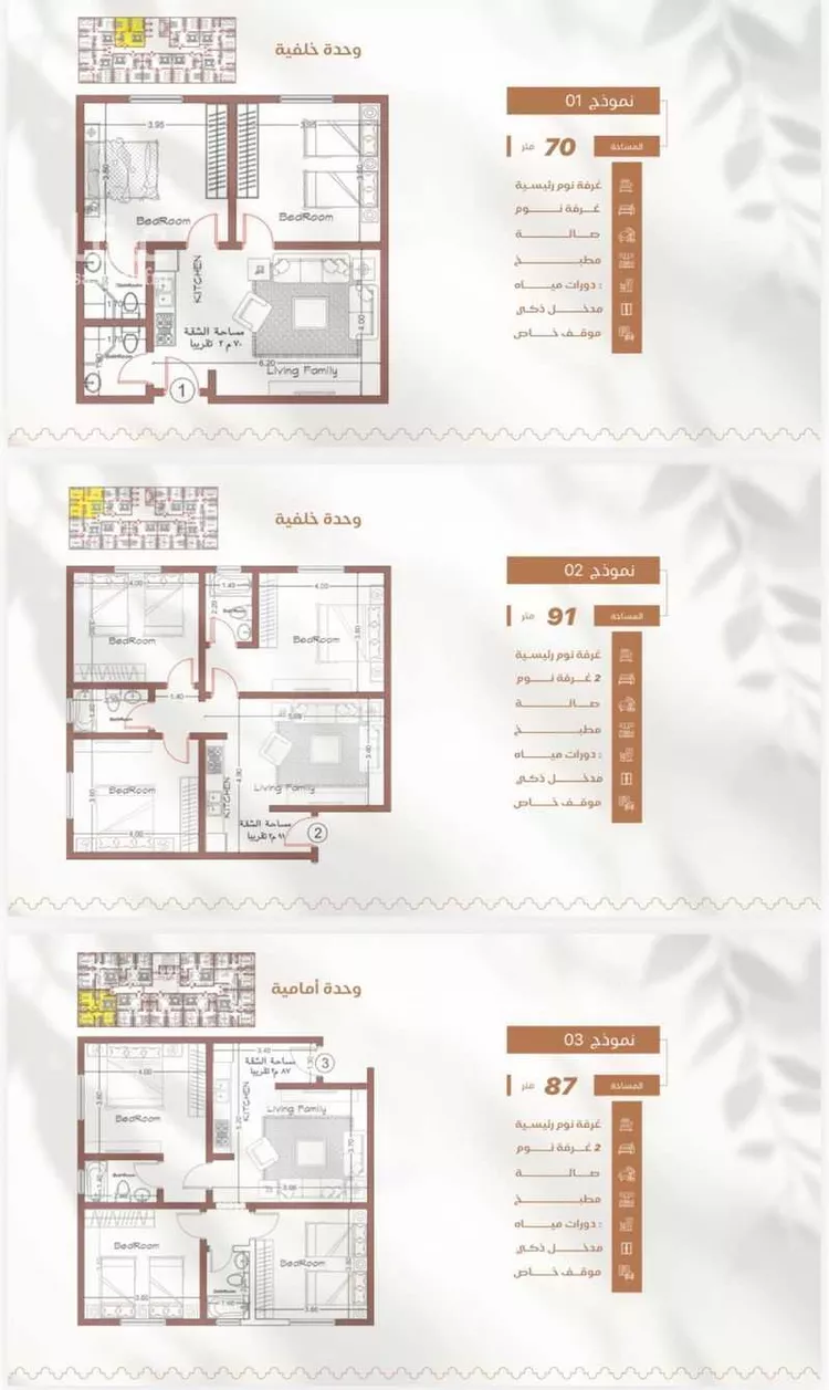 Apartment for Sale in Jeddah Al Hamra صورة 3
