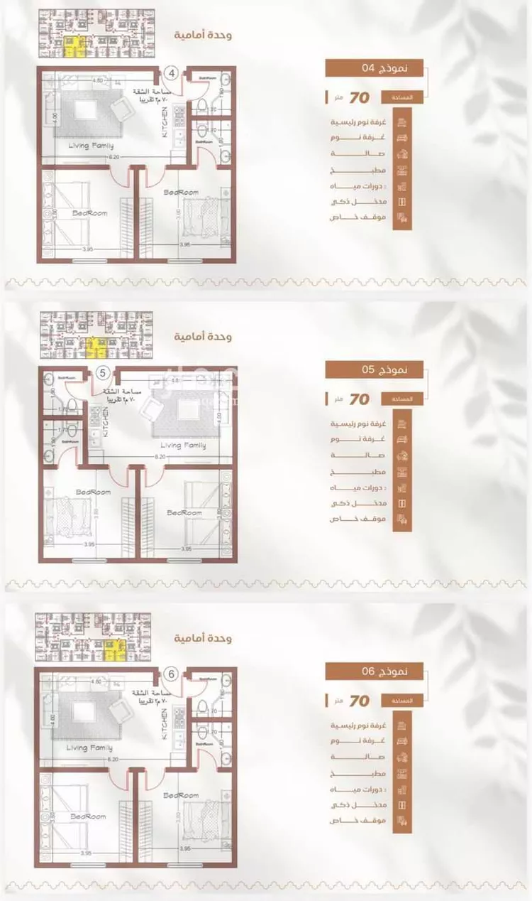 Apartment for Sale in Jeddah Al Hamra صورة 4
