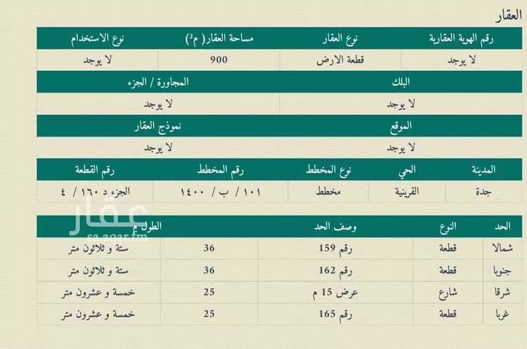أرض للبيع في شارع القرينية 74, حي القرينية, مدينة جدة, منطقة مكة المكرمة