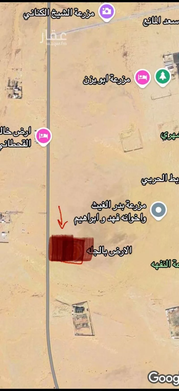 أرض للإيجار في حي هجرة الزهوه والبيان, مدينة هجرة الزهوه والبيان, منطقة الرياض صورة 3