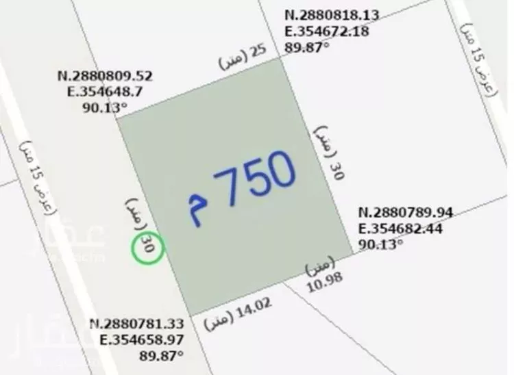 أرض للبيع في شارع البذل, حي الحزم, مدينة رياض الخبراء, منطقة القصيم صورة 2