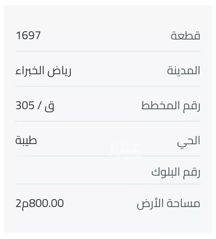 أرض للبيع في شارع المنتصر ، حي طيبة ، رياض الخبراء ، رياض الخبراء