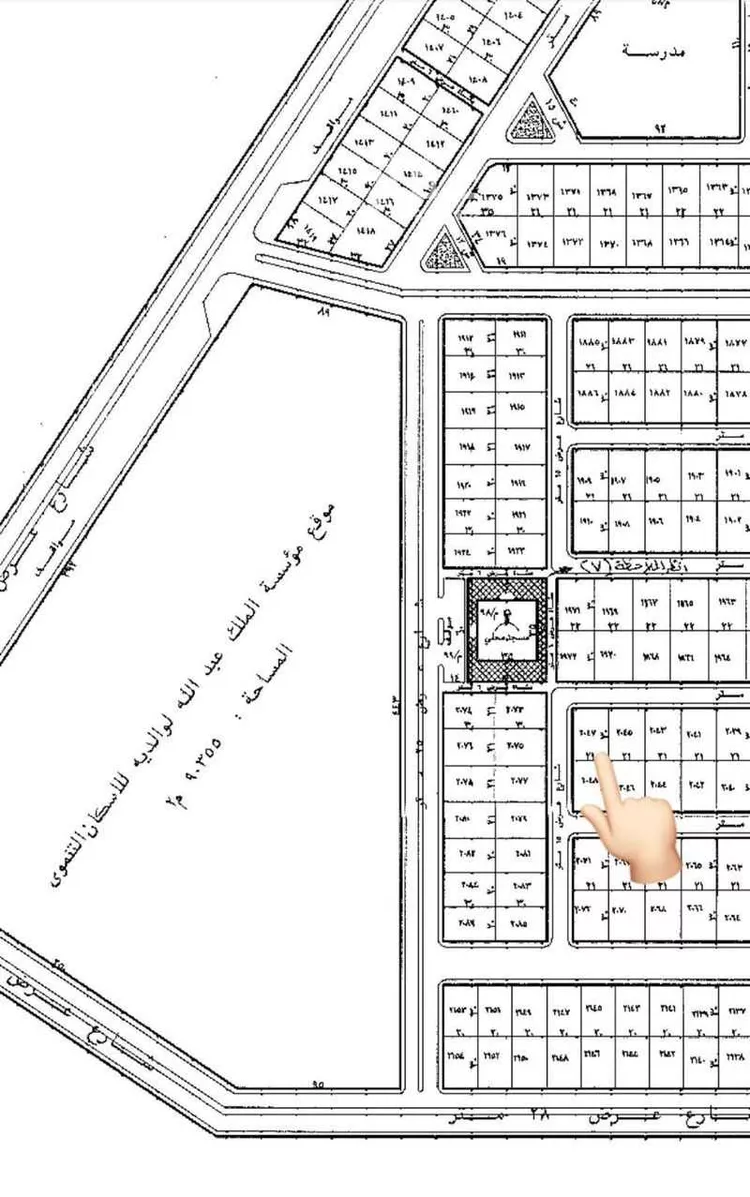 أرض للبيع في حي الروضة, مدينة المجمعة, منطقة الرياض صورة 2