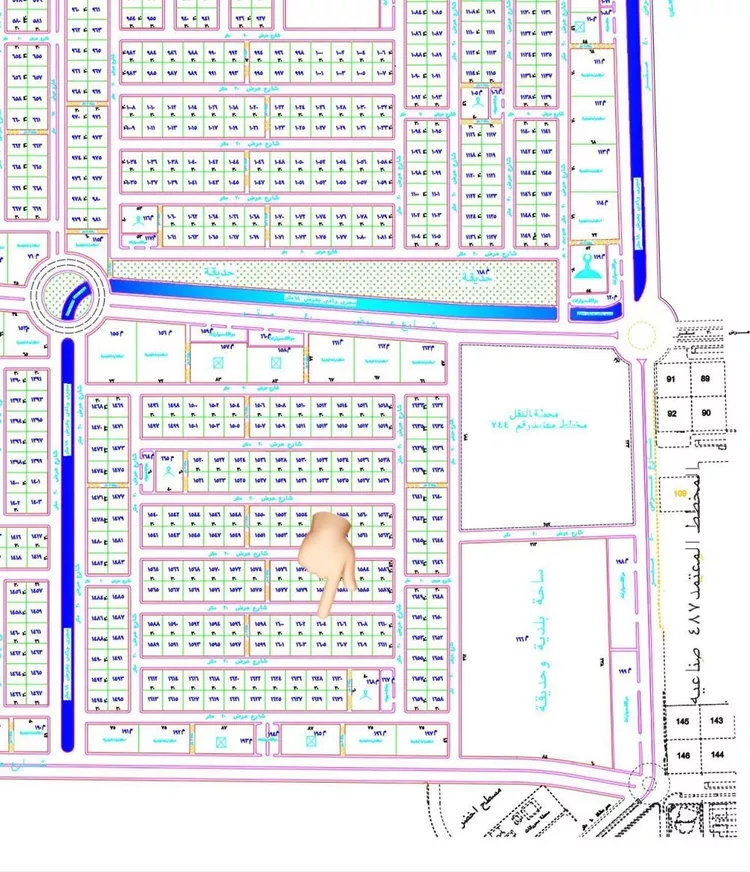 أرض للبيع في حي الياسمين, مدينة المجمعة, منطقة الرياض صورة 2