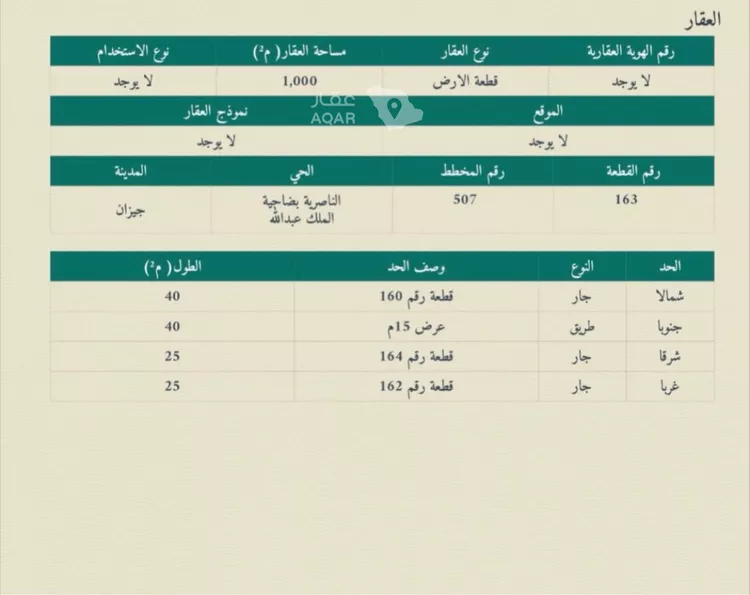 أرض للبيع في حي الناصرية 4, مدينة جازان, منطقة جازان