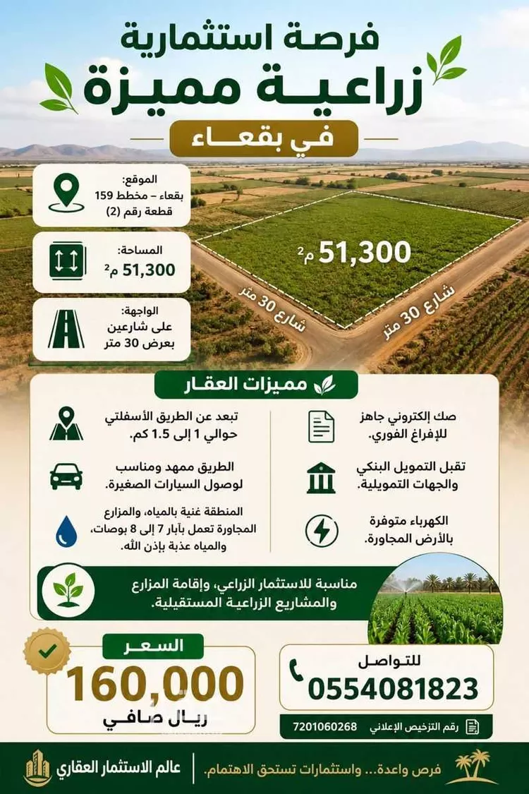 Farm for Sale in Baqaa Al Suhaibi