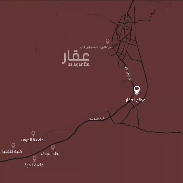 أرض للبيع في شارع النرجس, حي الصالحية, مدينة سكاكا, منطقة الجوف صورة 3