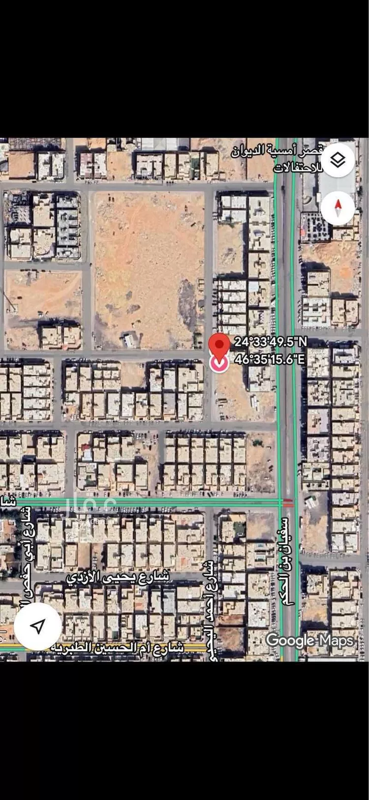 أرض للبيع في شارع نصر بن عمران, حي العوالي, مدينة الرياض, منطقة الرياض صورة 2