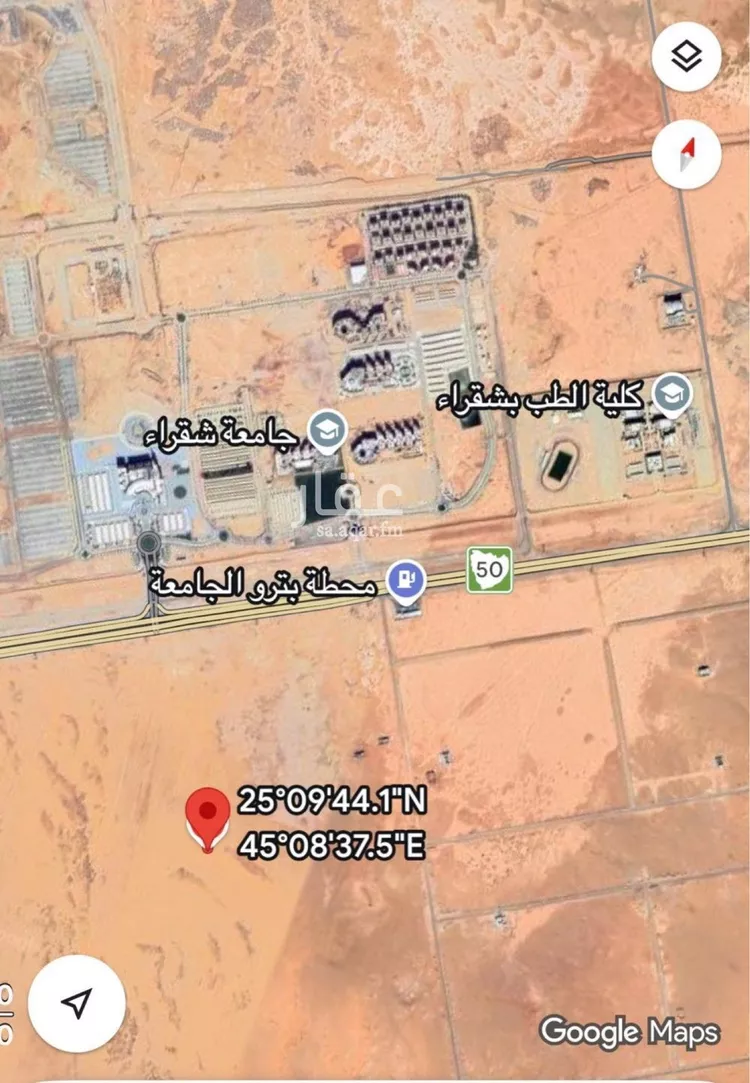 أرض للبيع في شارع النهضة , مدينة شقراء, منطقة الرياض