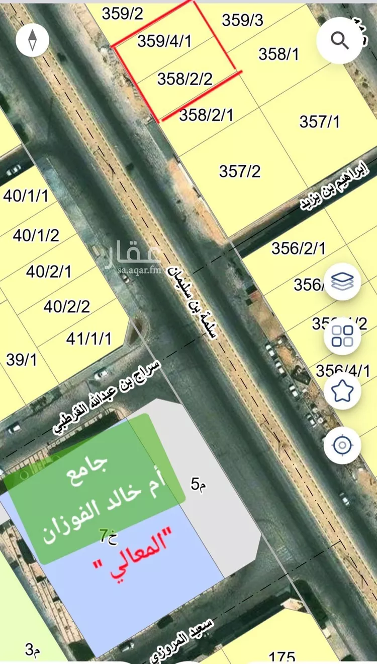أرض للبيع في شارع سلمه بن سليمان, حي الصدفة, مدينة الدمام, المنطقة الشرقية