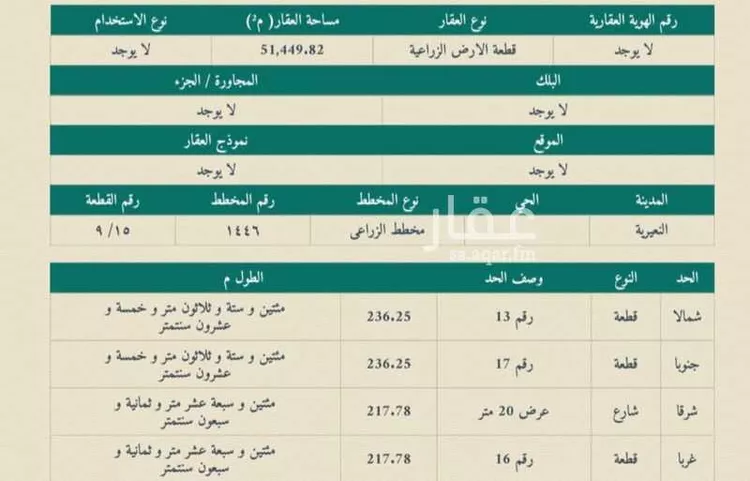 مزرعة للبيع في حي مشروع المنديل, مدينة مشروع المنديل, المنطقة الشرقية صورة 3