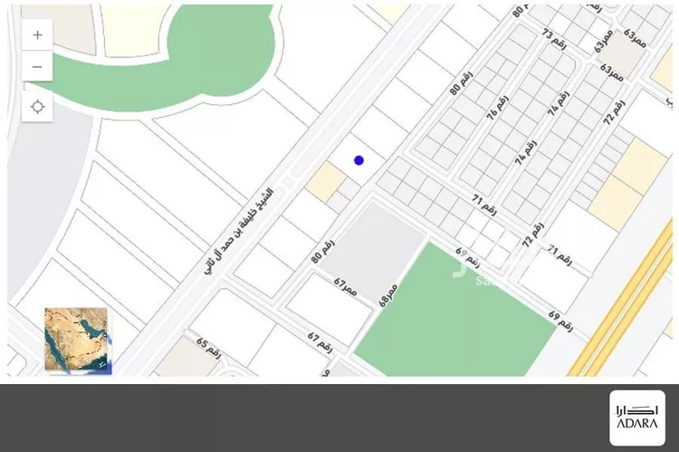 أرض للبيع في شارع  خليفه ابن حمد آل ثاني, حي الجنادرية, مدينة الرياض, منطقة الرياض صورة 2