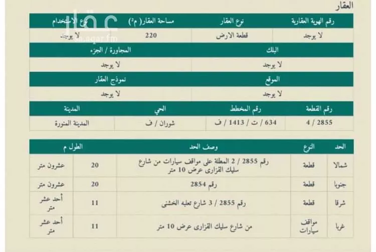 أرض للبيع في شارع ثعلبة الخشني, حي نبلاء, مدينة المدينه المنوره, منطقة المدينة المنورة