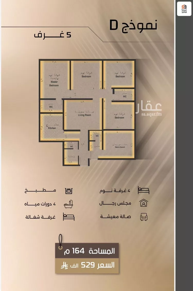 شقة للبيع في شارع زيد بن قيس, حي الفيصلية, مدينة جدة, منطقة مكة المكرمة صورة 5