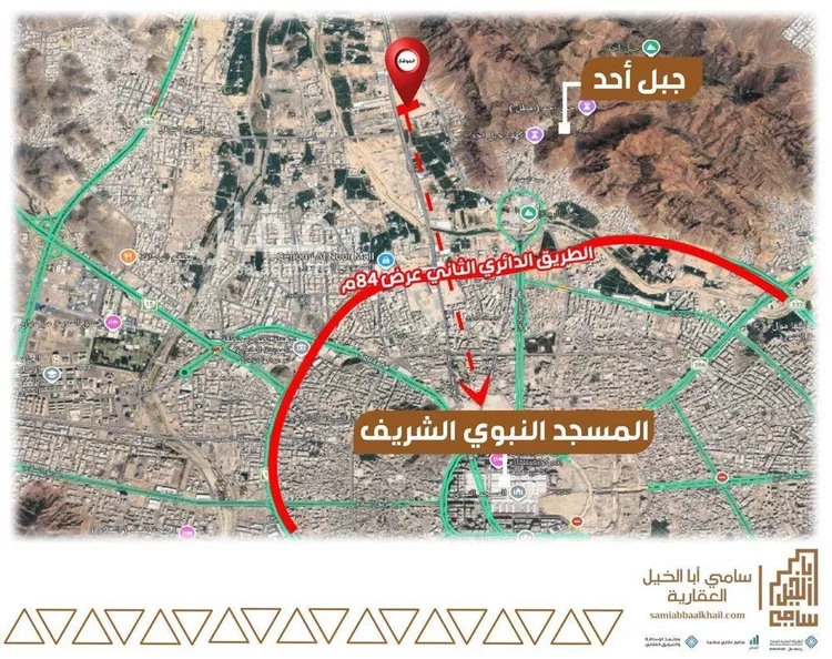 أرض للبيع في شارع شارع, حي الشهداء, مدينة المدينة المنورة, منطقة المدينة المنورة صورة 2
