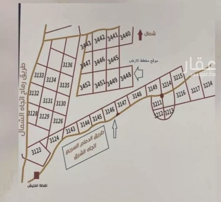 أرض للبيع في حي الزاهر, مدينة الرياض, منطقة الرياض 1 صورة