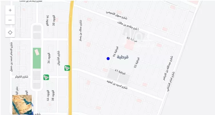 أرض للبيع في شارع قرطبة 126, حي قرطبة, مدينة حفر الباطن, المنطقة الشرقية