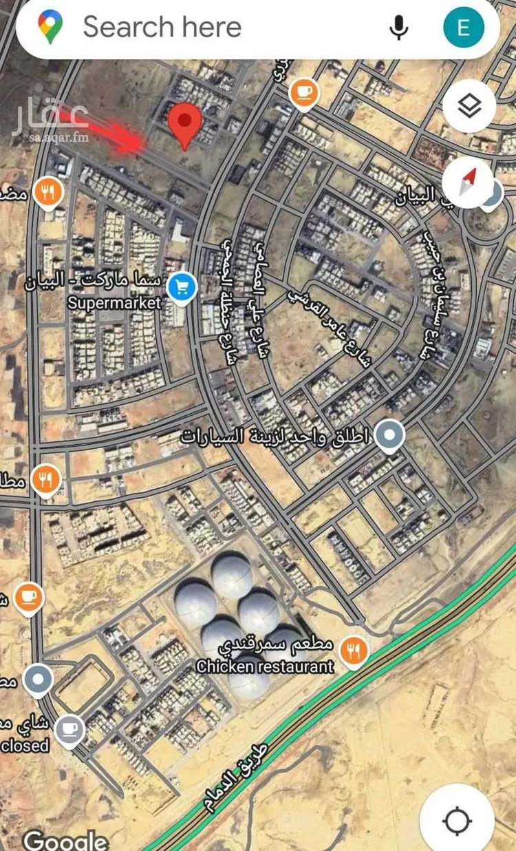 أرض للإيجار في شارع الحسن القرشي, حي البيان, مدينة الرياض, منطقة الرياض صورة 2