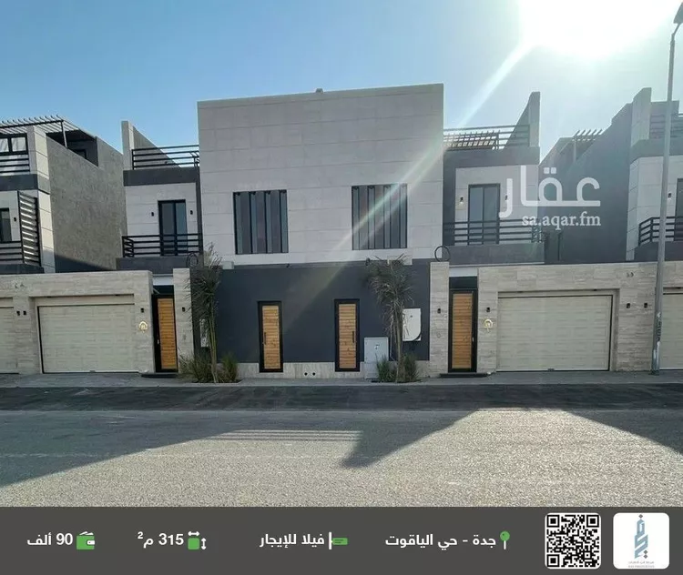 فيلا للإيجار في شارع عبد الرزاق بليلة, حي الياقوت, مدينة جدة, منطقة مكة المكرمة