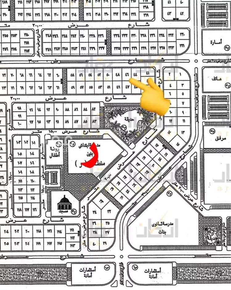 أرض للبيع في حي الورود الثاني, مدينة الاحساء, المنطقة الشرقية