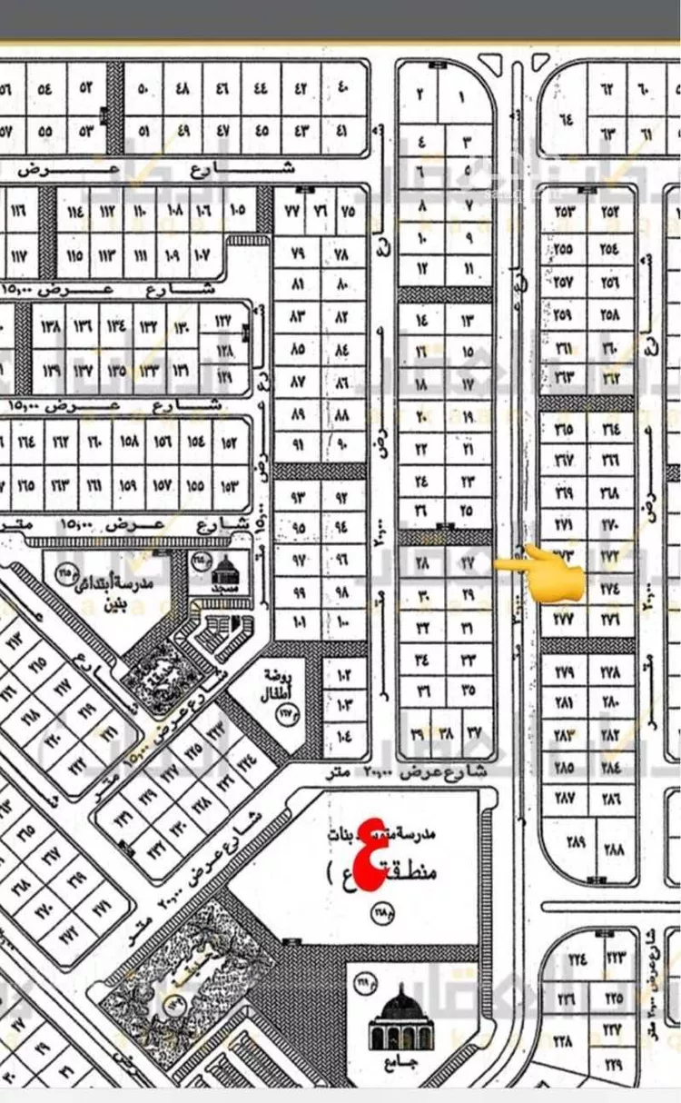 أرض للبيع في شارع ابن جبير, حي الورود الثالث, مدينة الاحساء, المنطقة الشرقية