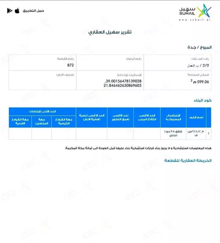 أرض للبيع في شارع شعيب العبدي, حي المروج, مدينة جدة, منطقة مكة المكرمة صورة 2