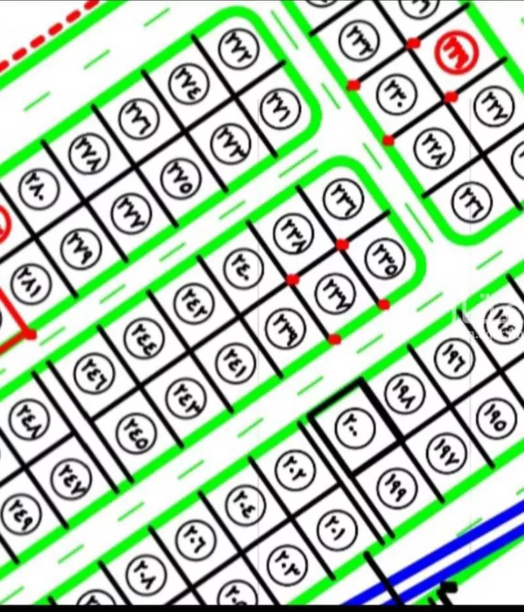 أرض للبيع في حي الجزيرة, مدينة الجنابين, منطقة الباحة صورة 4