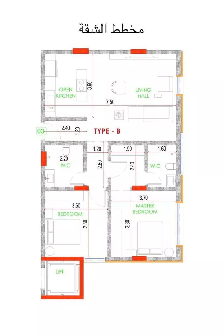 شقة للبيع في شارع محمد قابل, حي السلامة, مدينة جدة, منطقة مكة المكرمة