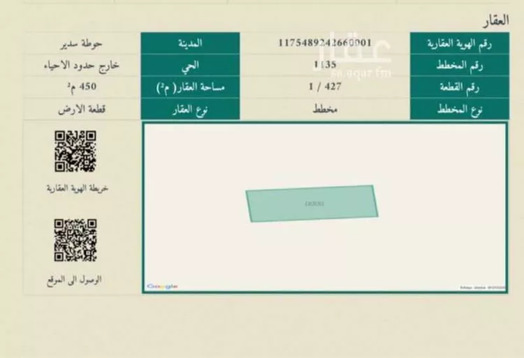 أرض للبيع في شارع بدون, مدينة حوطه سدير, منطقة الرياض
