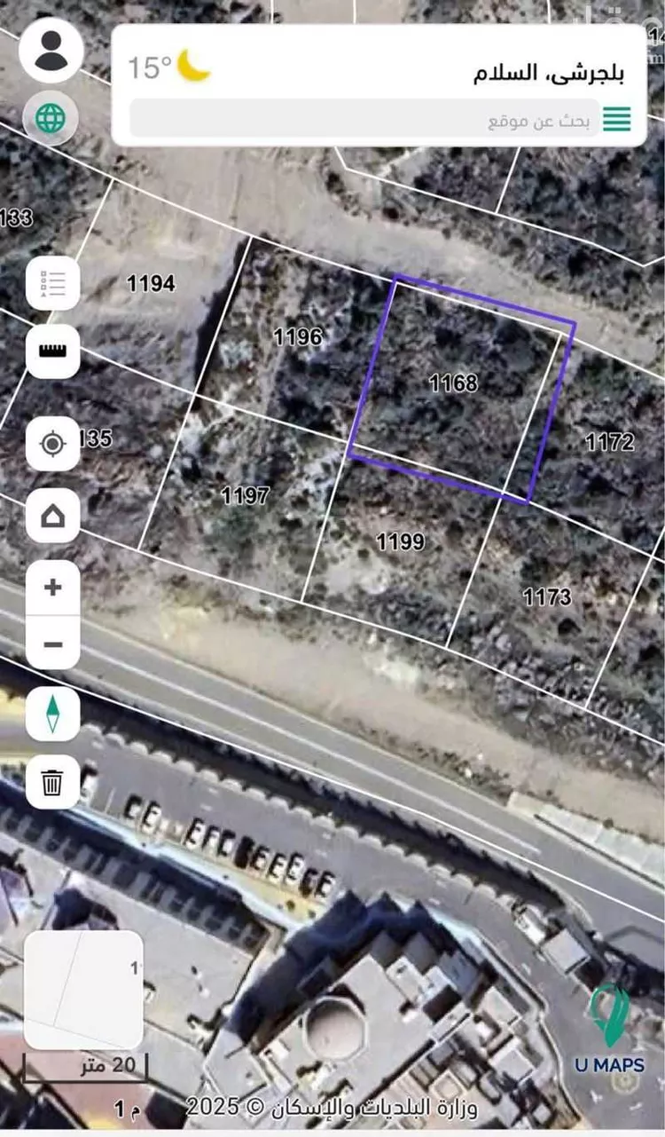 أرض للبيع في شارع بدون, حي السلام, مدينة بلجرشي, منطقة الباحة صورة 2