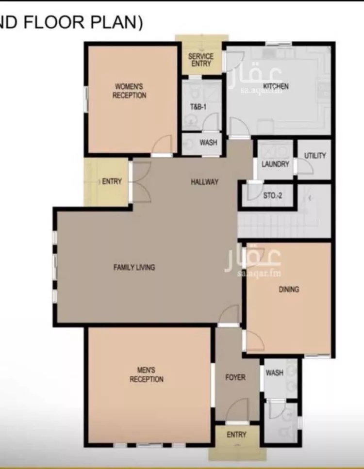 فيلا للبيع في شارع الصخيرات , مدينة مدينه الجبيل الصناعيه, المنطقة الشرقية صورة 3