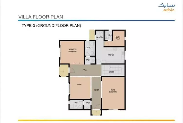 فيلا للبيع في شارع الصخيرات , مدينة مدينه الجبيل الصناعيه, المنطقة الشرقية صورة 2