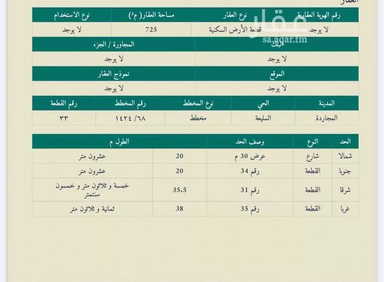 أرض للبيع في شارع الادب ، آل إثيبة ، المجاردة