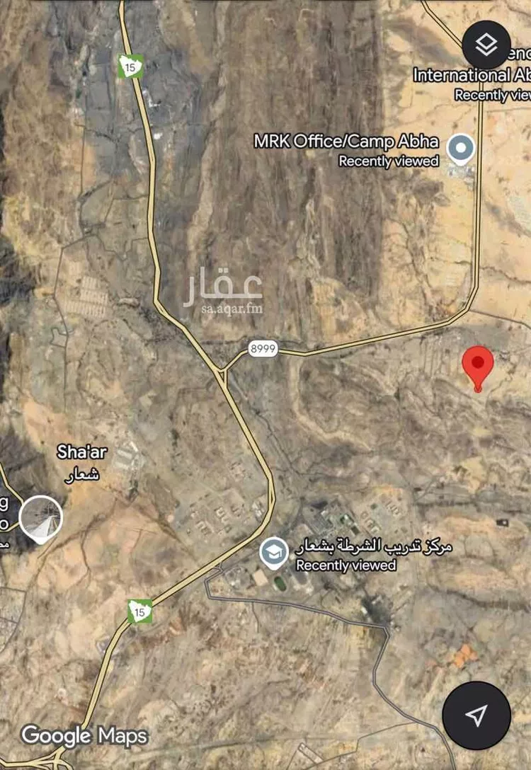أرض للبيع في حي شعار, مدينة أبها, منطقة عسير صورة 2