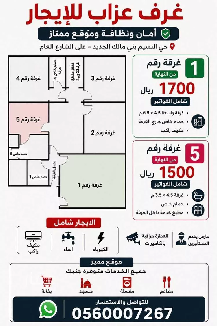 Apartment for Rent in Jeddah Bani Malik