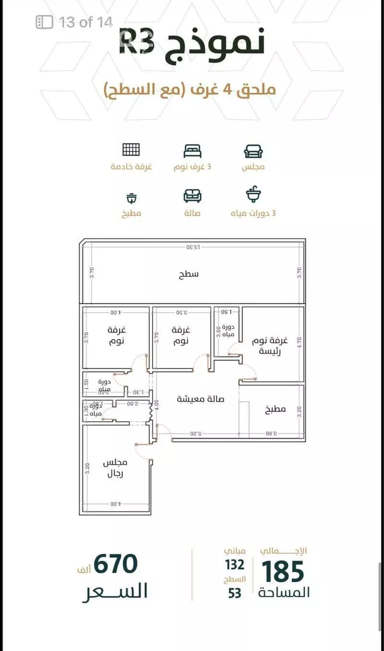 شقة للبيع في شارع الحسن بن القاسم, حي الربوة, مدينة جدة, منطقة مكة المكرمة صورة 5