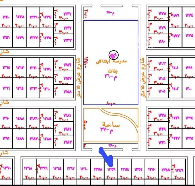 أرض للبيع في شارع 2522306, حي طيبة, مدينة الدوادمي, منطقة الرياض صورة 2