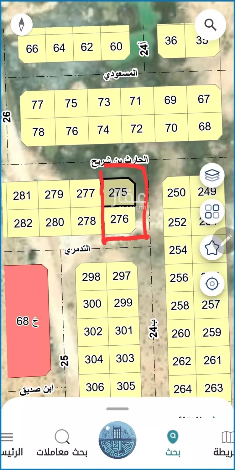 أرض للبيع في حي حي الربوة - بقيق, مدينة بقيق, المنطقة الشرقية صورة 3