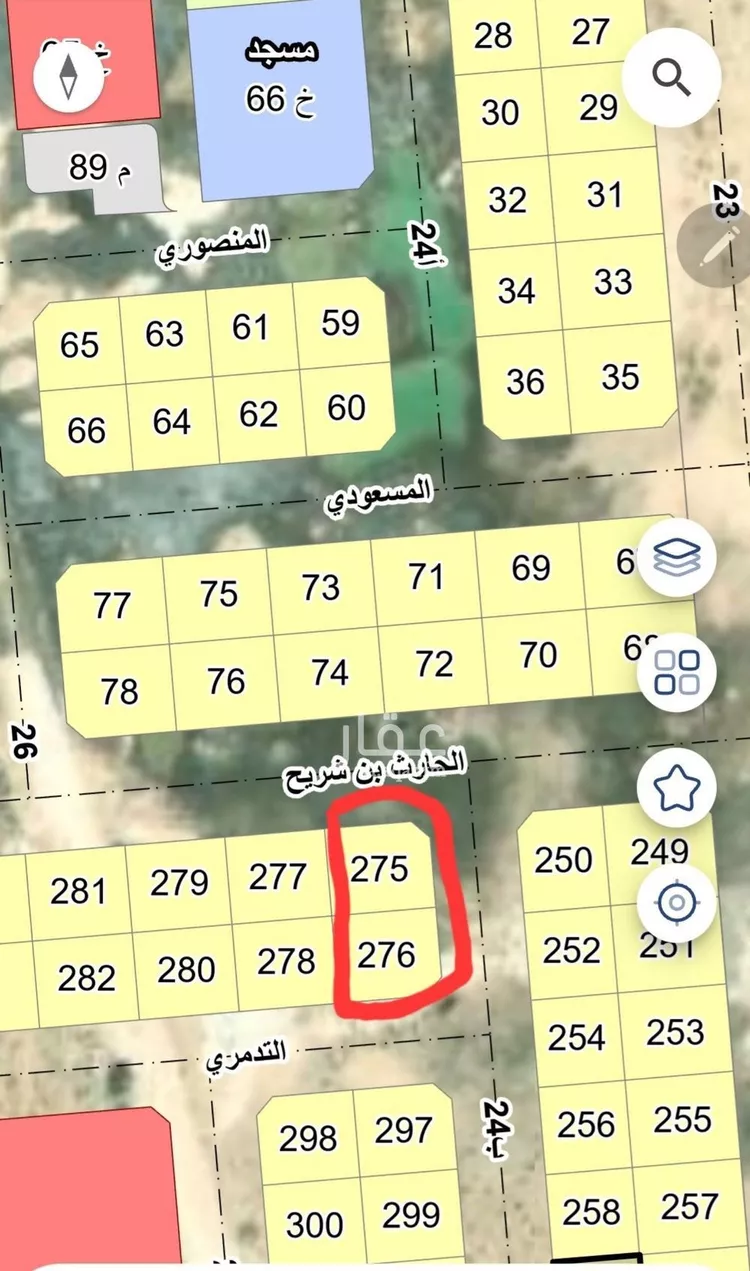 أرض للبيع في حي حي الربوة - بقيق, مدينة بقيق, المنطقة الشرقية صورة 4
