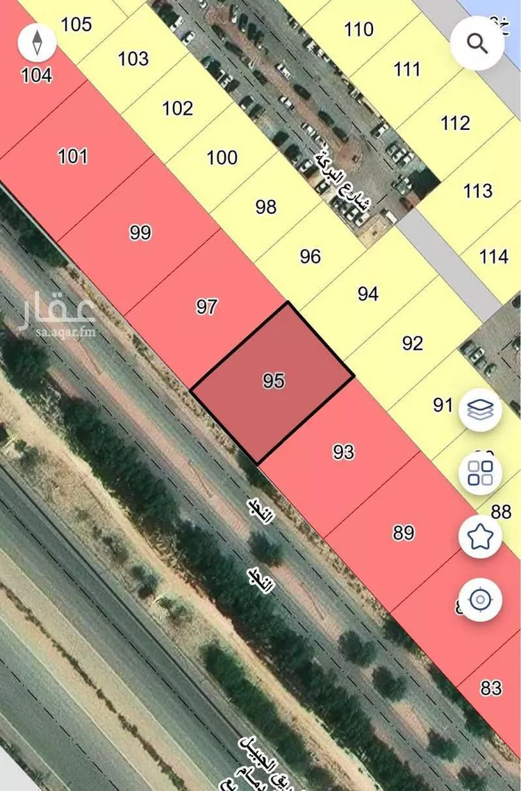 أرض للبيع في شارع  3 ب, حي الجوهرة, مدينة الجبيل, المنطقة الشرقية