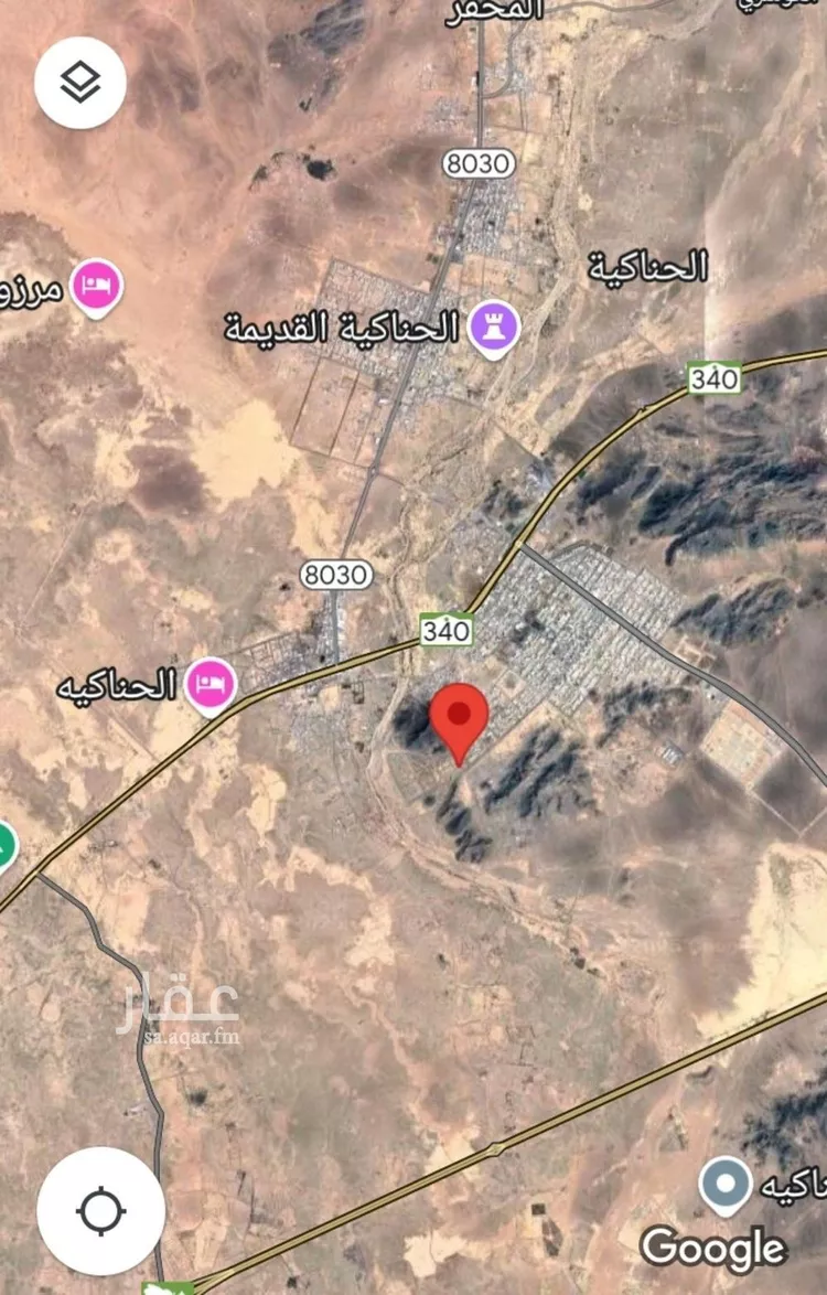أرض للبيع في حي مخطط الآمتداد الغربي, مدينة الحناكيه, منطقة المدينة المنورة