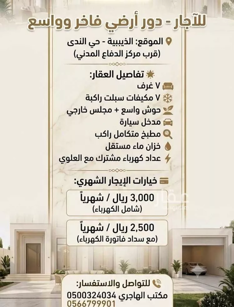 Floor for Rent in Hafr Al Batin Al Jame'ah