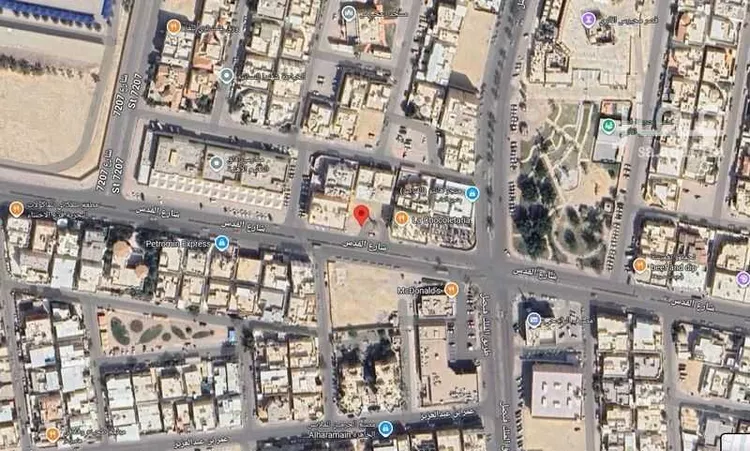 أرض للبيع في شارع القدس, حي الراشدية الأول, مدينة الاحساء, المنطقة الشرقية